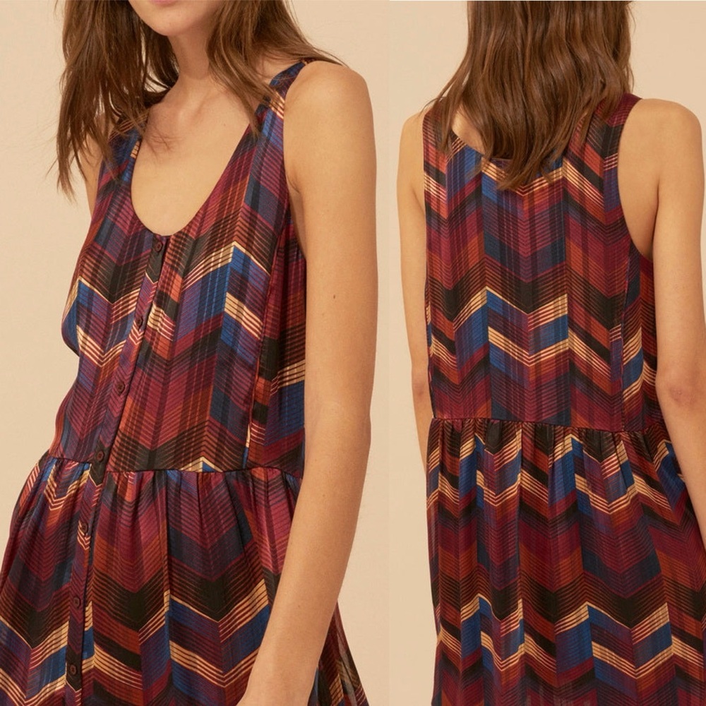 ba&sh | Pistol Dress in Bordeaux 1